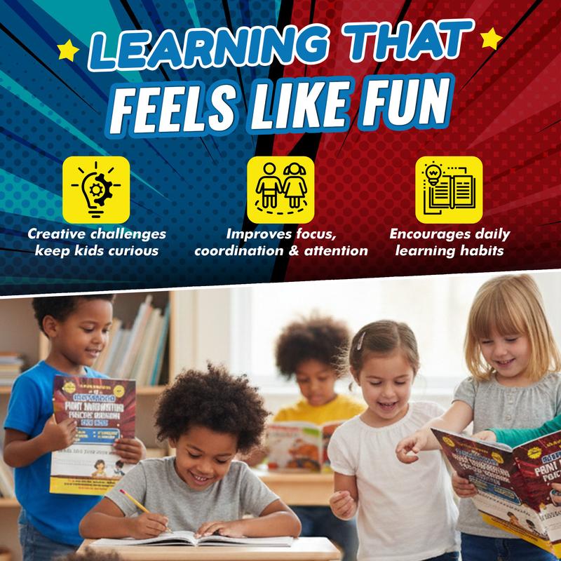 Superhero Handwriting Workbook for Kids Ages 6–9