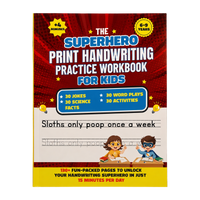 Superhero Handwriting Workbook for Kids Ages 6–9